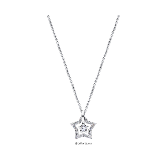 Collar talismán estrella
