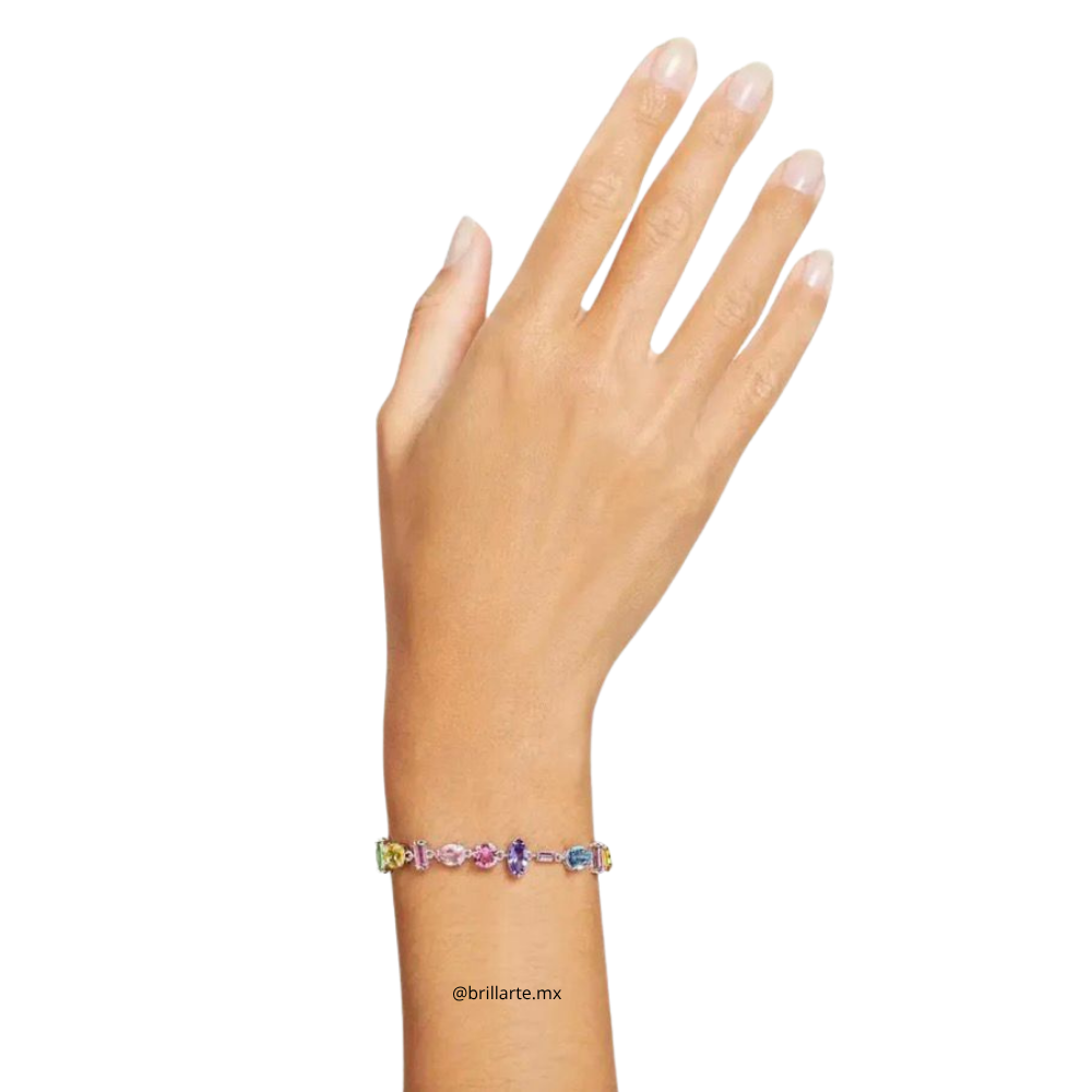 Pulsera Swarovski perlas de colores