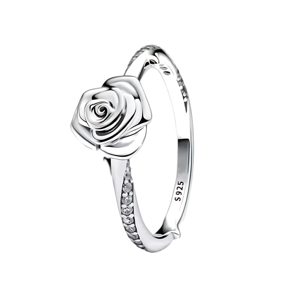 Anillo flor floreciendo