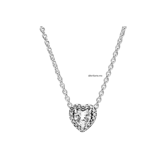 Collar corazón elevado