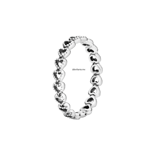 Anillo amor entrelazado