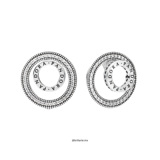 Aretes forever con logo