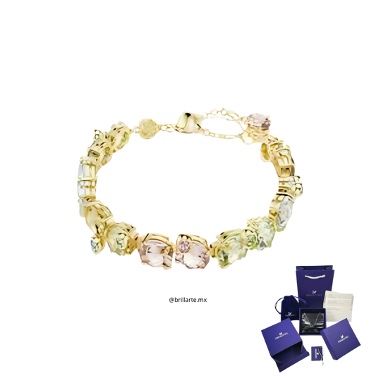 Pulsera Swarovski Tenis Multi Color Gema