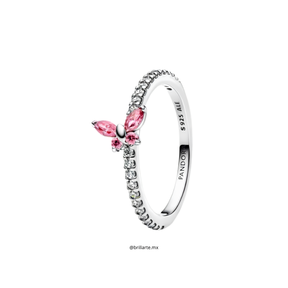 Anillo Mariposa resplandeciente