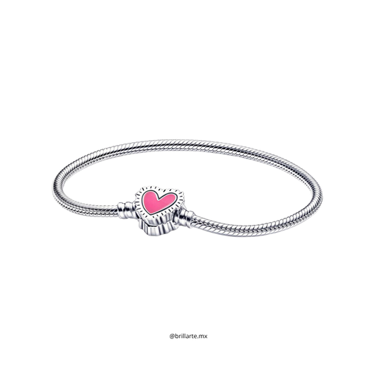 Brazalete Pandora Broche De Corazón Keith Haring