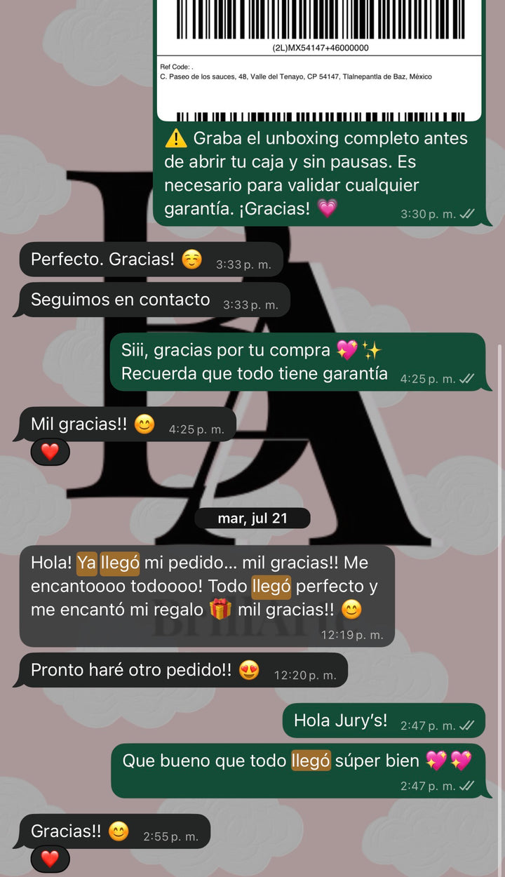 Cliente feliz Brillarte