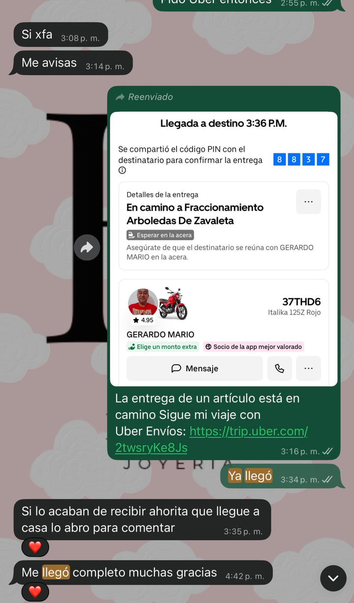 Cliente feliz Brillarte