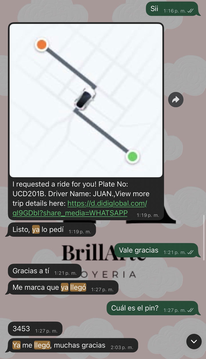 Cliente feliz Brillarte