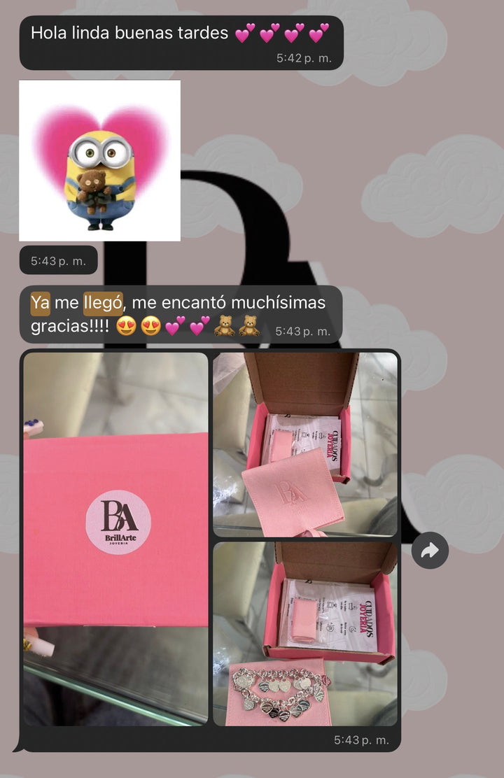Cliente feliz Brillarte