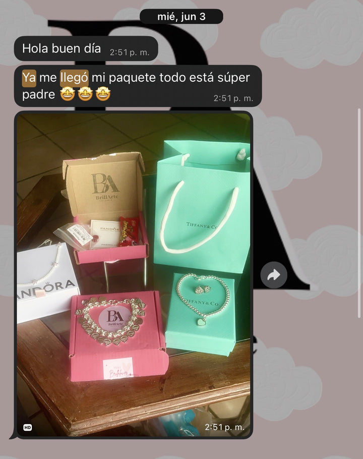 Cliente feliz Brillarte