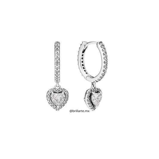 Aretes corazón