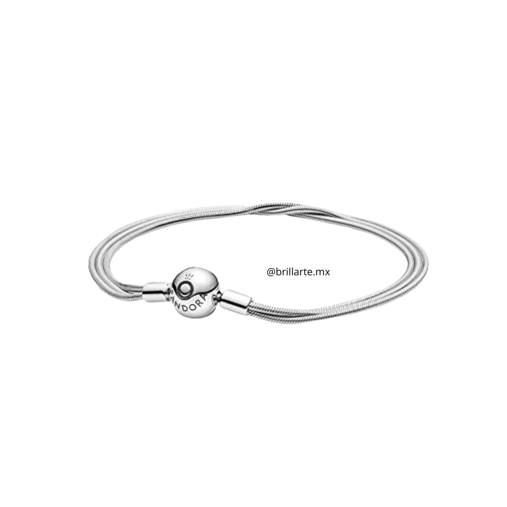 Brazalete multi cadena con logo