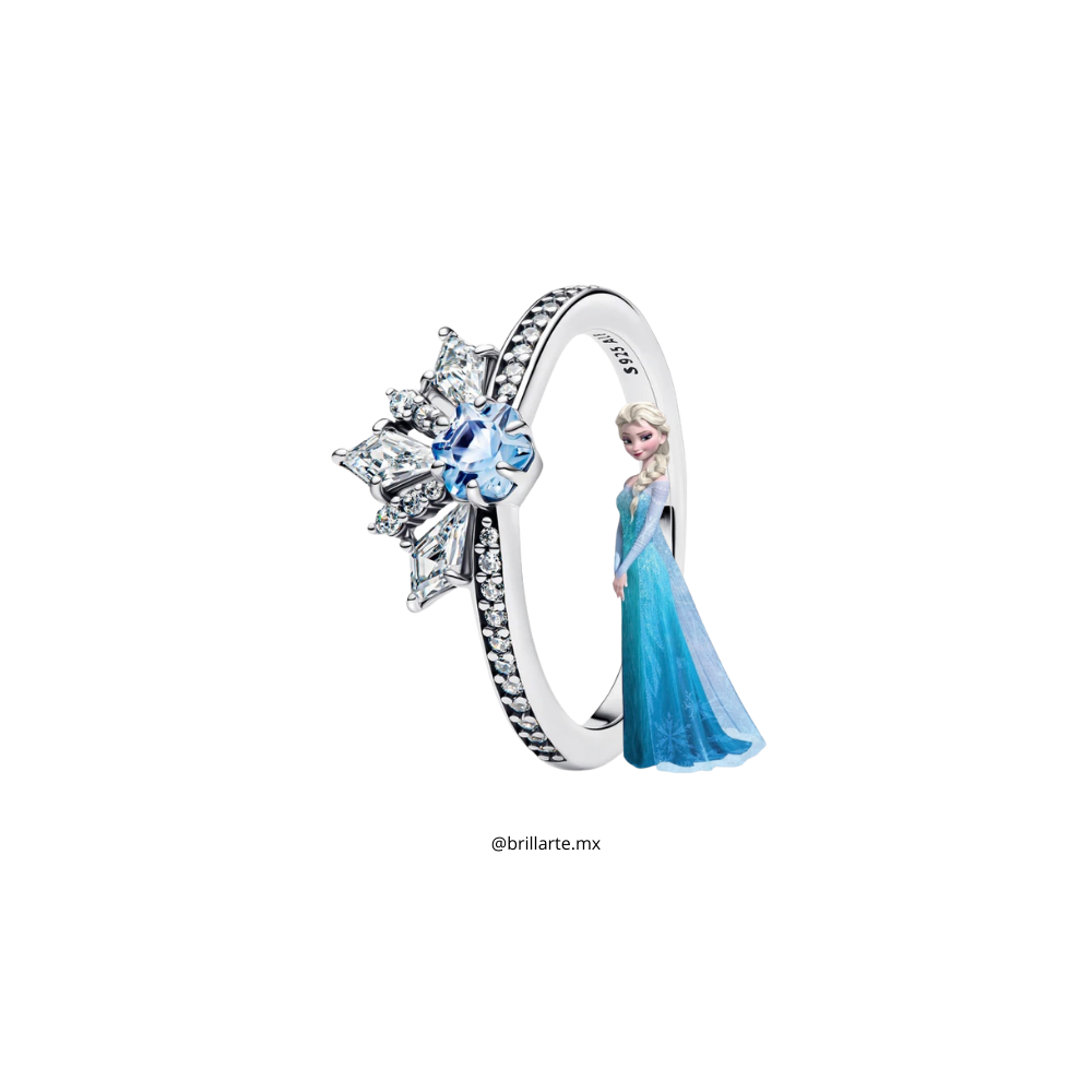 Anillo tiara de Elsa Frozen