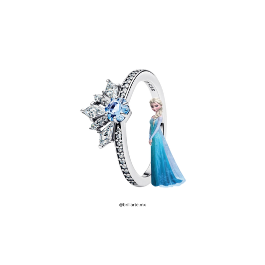 Anillo tiara de Elsa Frozen