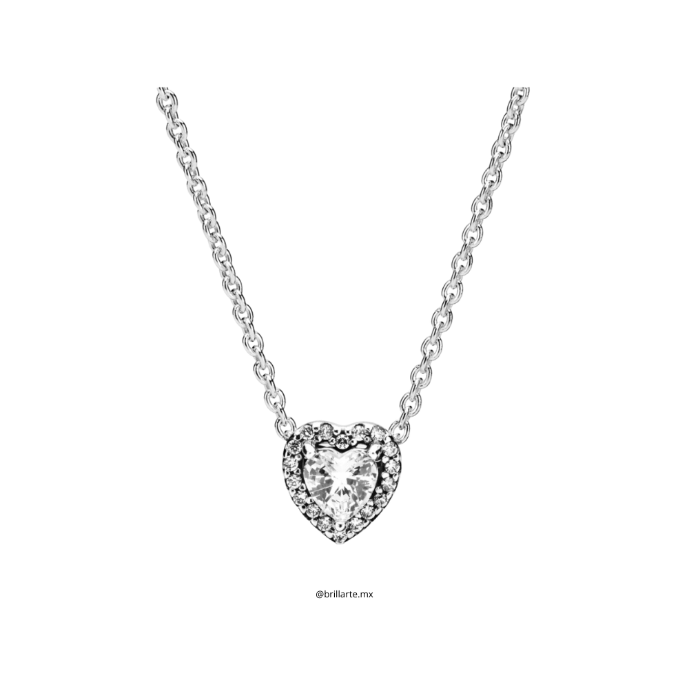 Collar corazón elevado