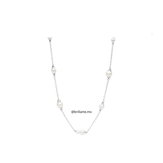 Collar estación perlas