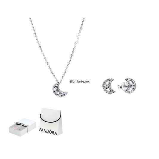 Set luna creciente brillante