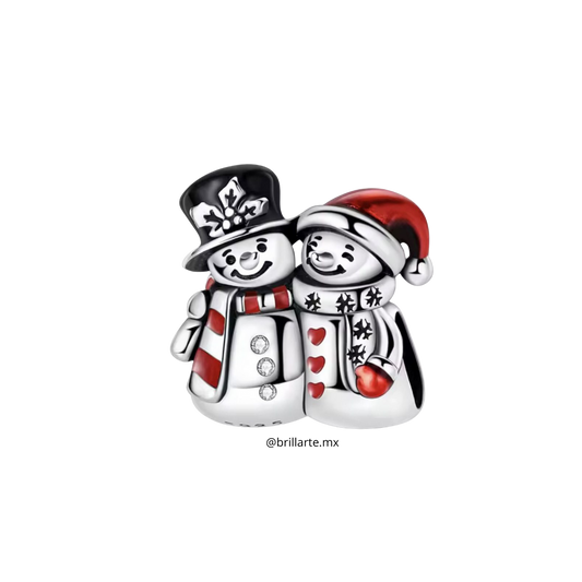 Charm muñecos de nieve