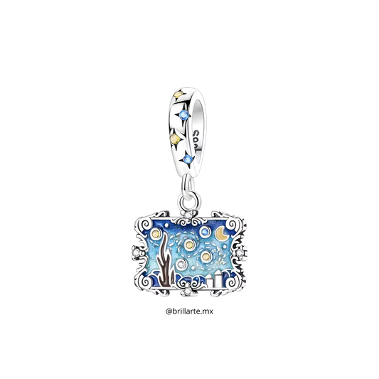 Charm lienzo de Estrellas
